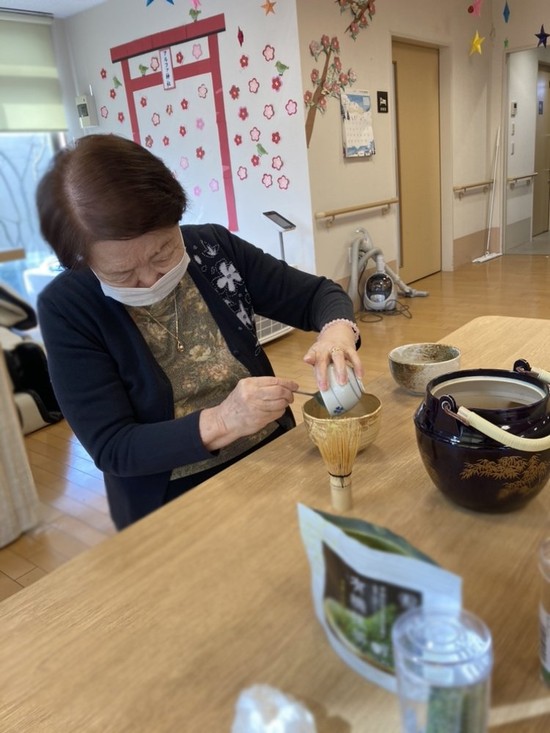 お茶会をしました♪