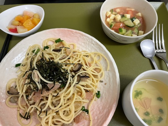 【アルファリビング広島段原】きのこパスタ