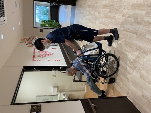 訪問介護、入浴介助の様子～