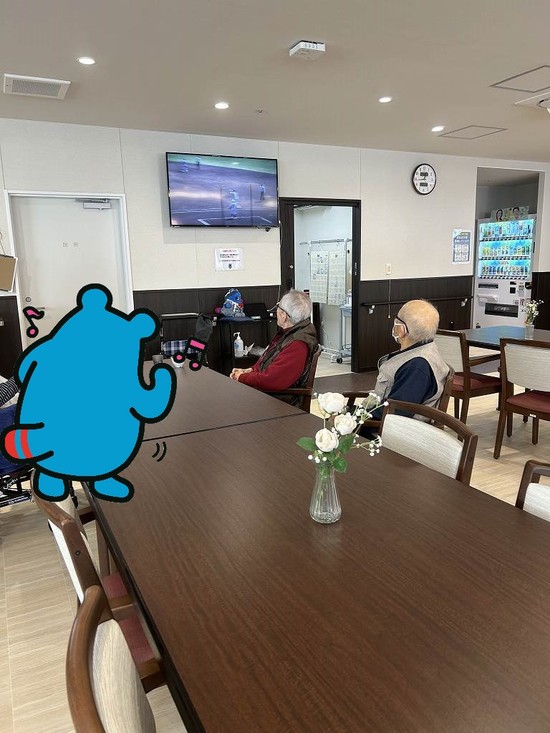 昼食後の風景(^_-)