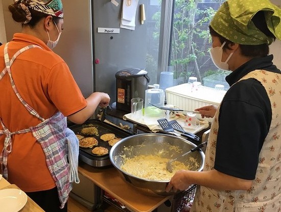 お好み焼きを作りました！