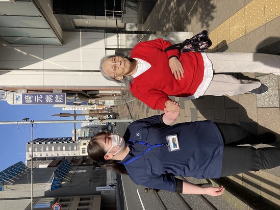 散歩にいきましょー！