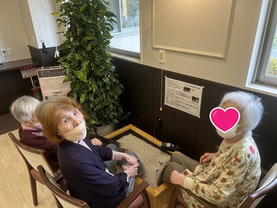 食後の談笑タイム♬