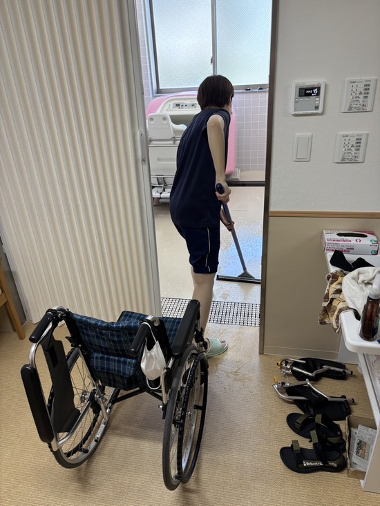 ～入浴後の掃除～