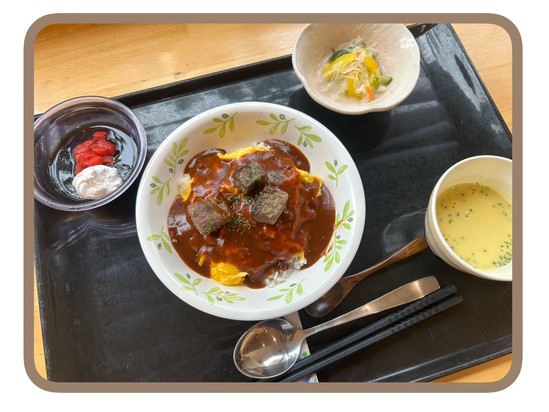 とろ～りたまごのオムライス♪