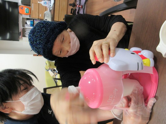 かき氷をしました。