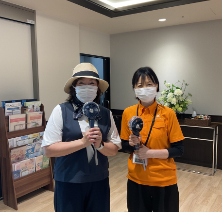 私たちおそろいです！