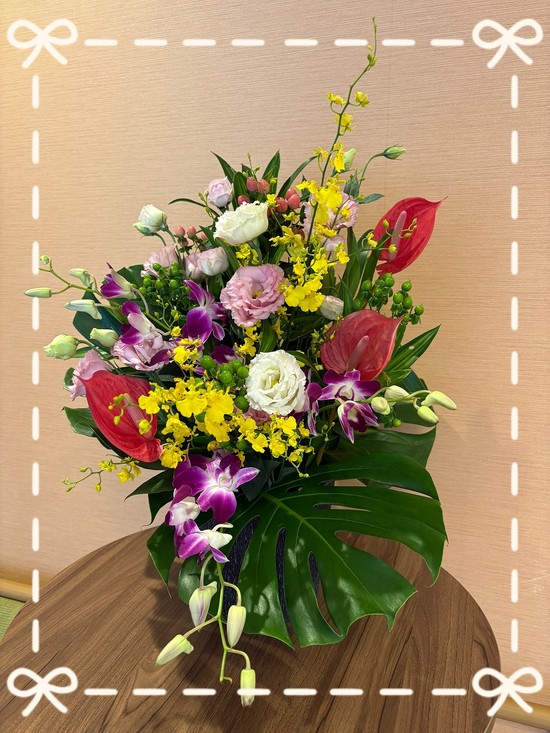 ✿玄関にお花を✿