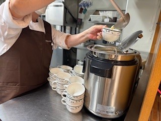 熱々のスープ♪