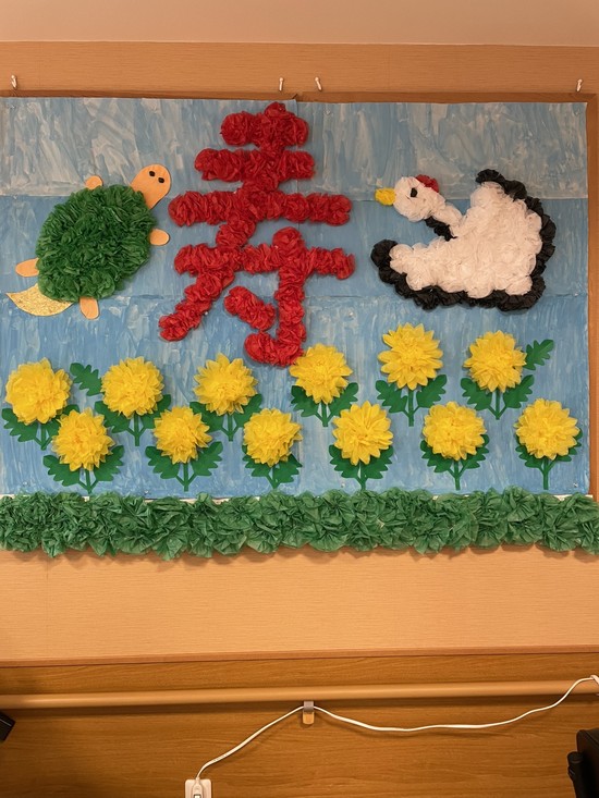 壁面画を新しく張り替えました・・・♫