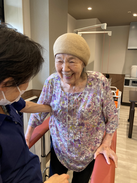 リハビリを頑張っておられます！