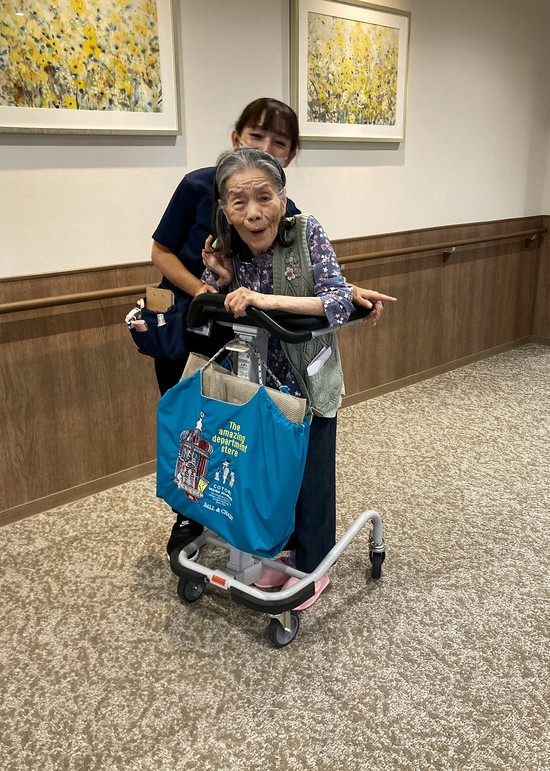 レストランの帰り道・・・