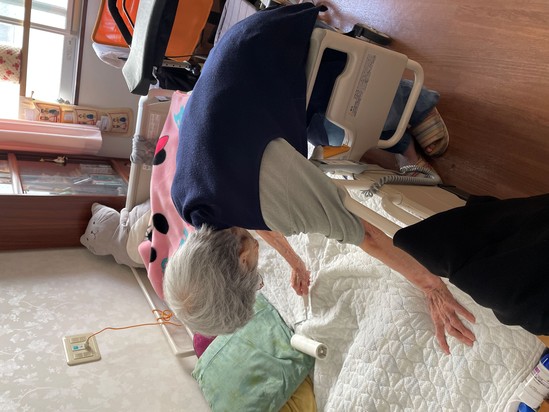 お部屋の掃除です