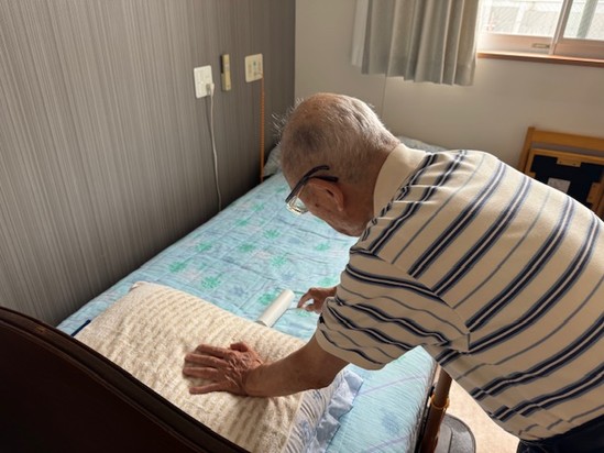 ともに行う居室清掃！