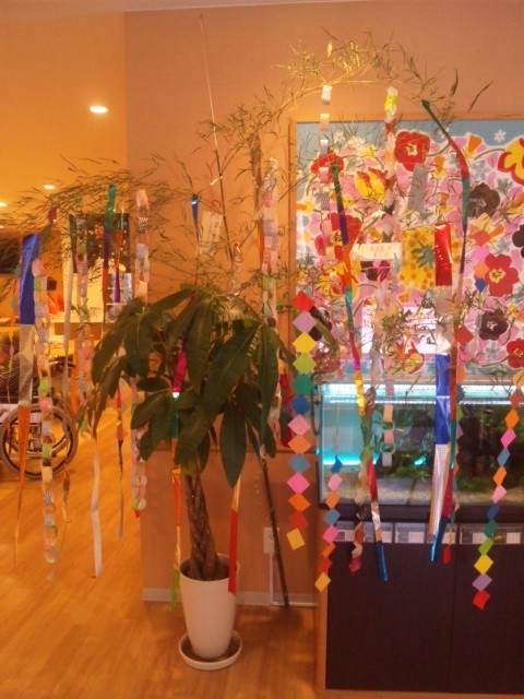七夕飾り。