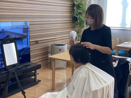 訪問理美容　今月は2回目の開催！