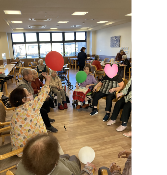 風船バレーで遊ぼう！