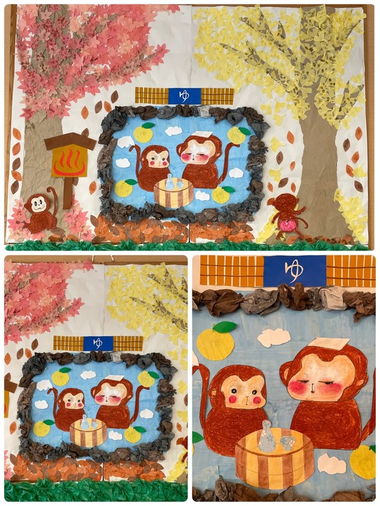 またまた壁面画を新しく張り替えました・・・♫