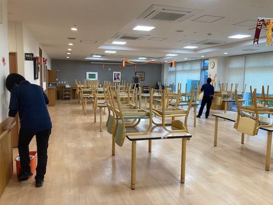 レストラン掃除☆