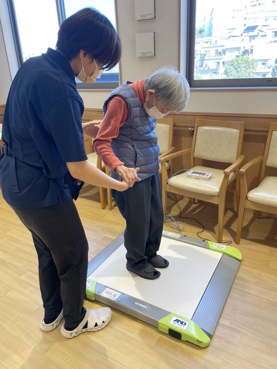 ～体重測定～