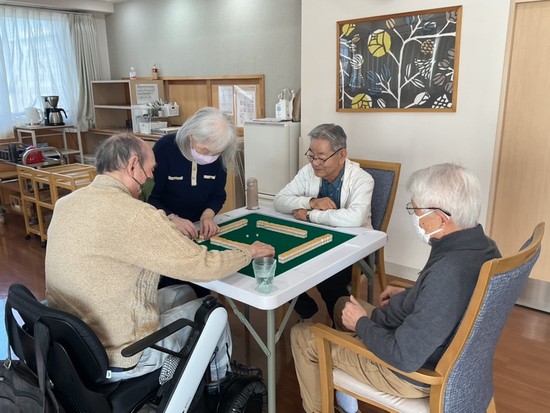 みんなでワイワイ楽しく麻雀レクリエーション