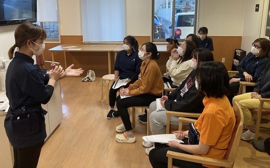 バイタルサインについて研修