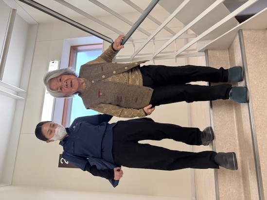 訪問看護にてリハビリ