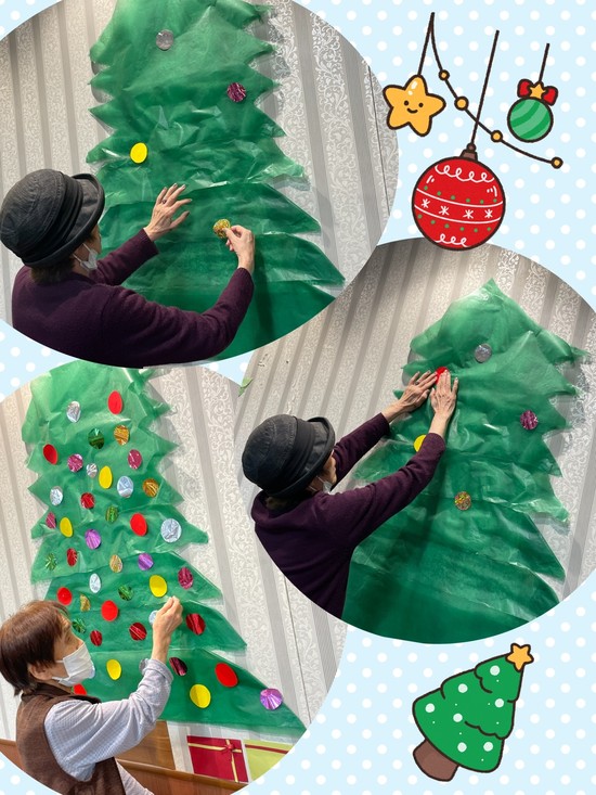 クリスマス壁画