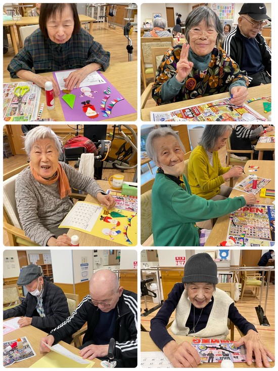 12月のカレンダーを作りました・・・その①