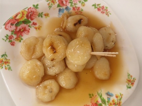 手作りぢゃんぼ餅。