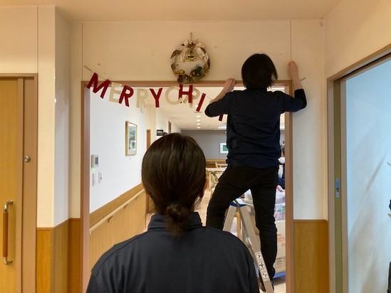 クリスマス飾り付け☆