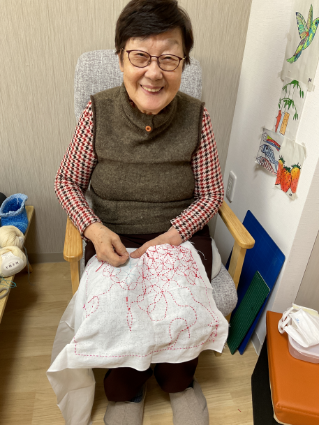 「刺繡に夢中な毎日」