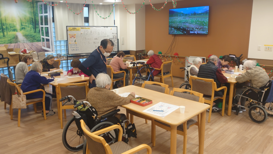 カレンダー塗り絵