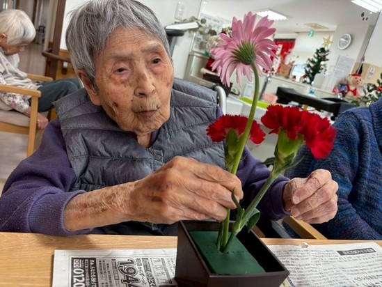 ☆12月フラワーアレンジメント☆