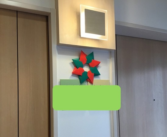 施設内クリスマス飾り付け②