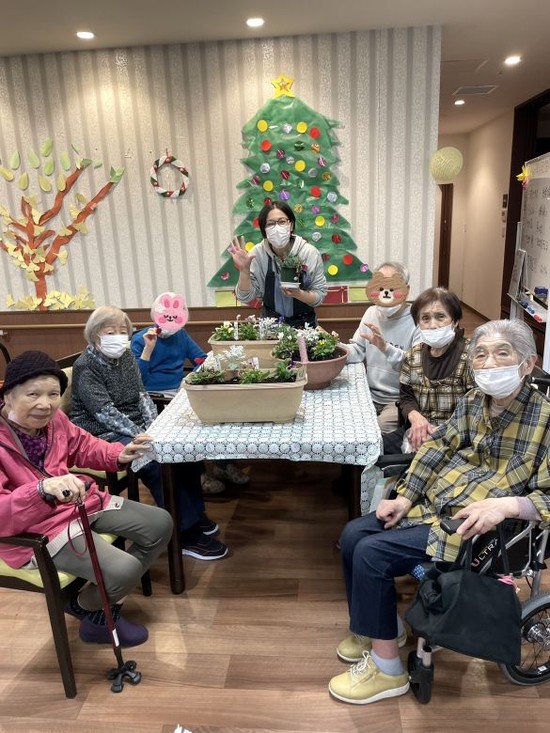 園芸療法士によるデイサービスでの活動　