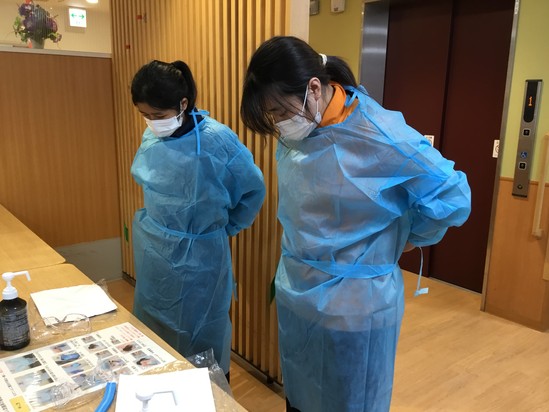 ガウンテクニック勉強会