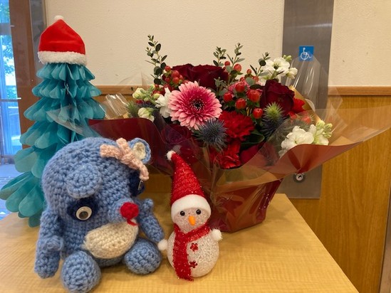 クリスマスフラワーアレンジメント