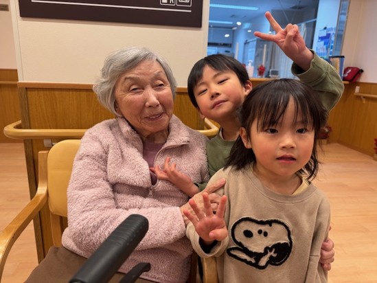 チビッ子と戯れ