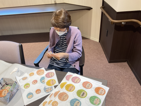 1月壁飾り準備♬