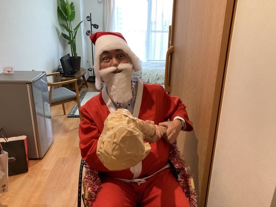 サンタとトナカイの訪問①