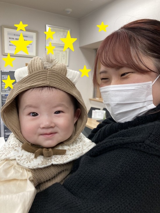 かわいいお客様に癒されました。