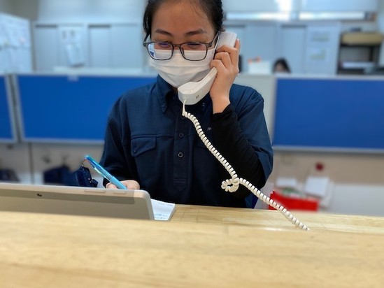 電話に緊張？！