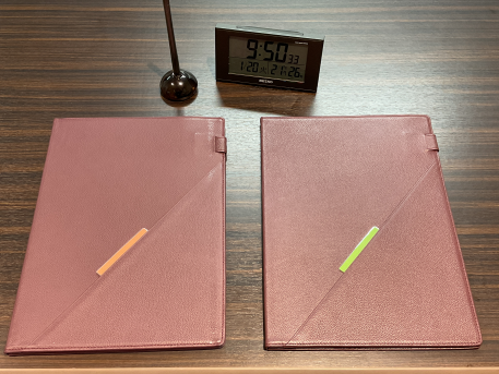 受付簿！リニューアルしました！！