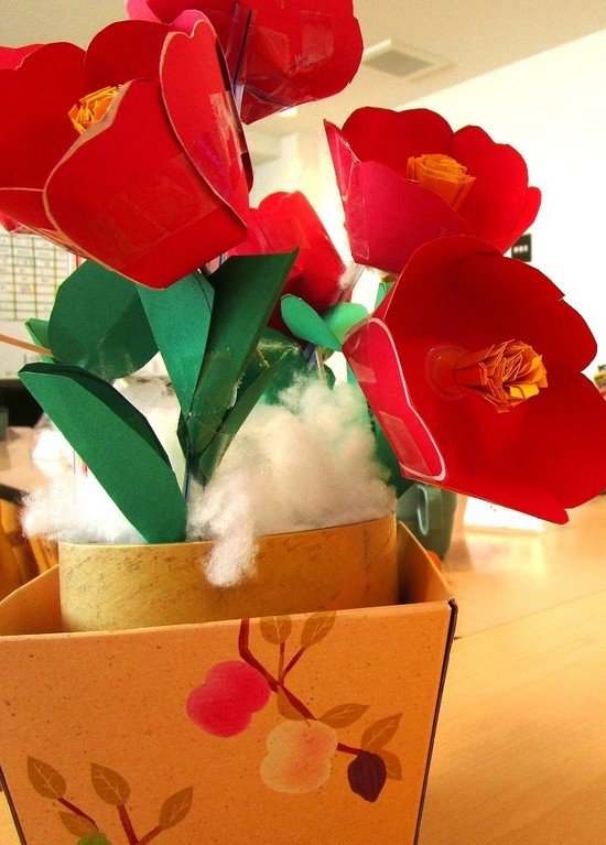 椿が満開～デイサービス～