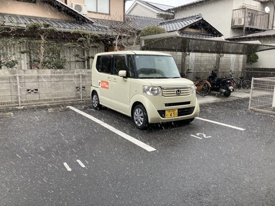 思いがけない雪