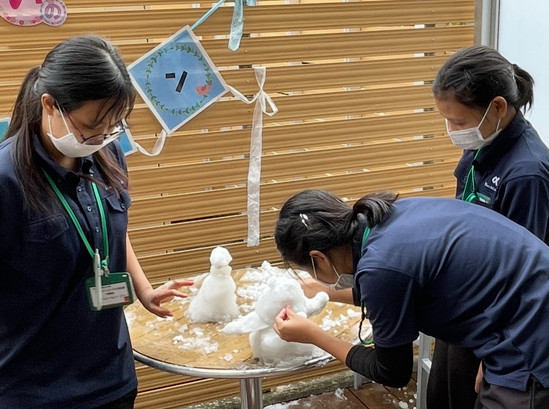 【アルファリビング広島段原】雪遊び！