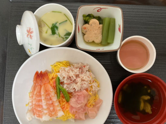 ひな祭りメニュー(^^♪