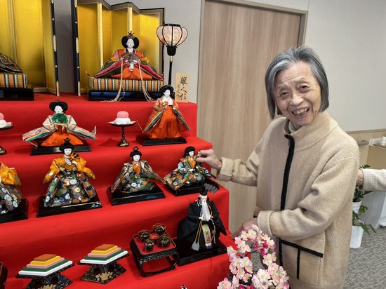 春の訪れ～雛飾り～