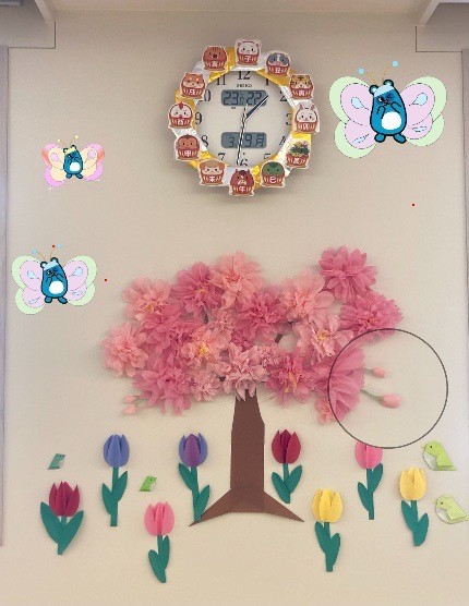 レストランも春めいてきました♪